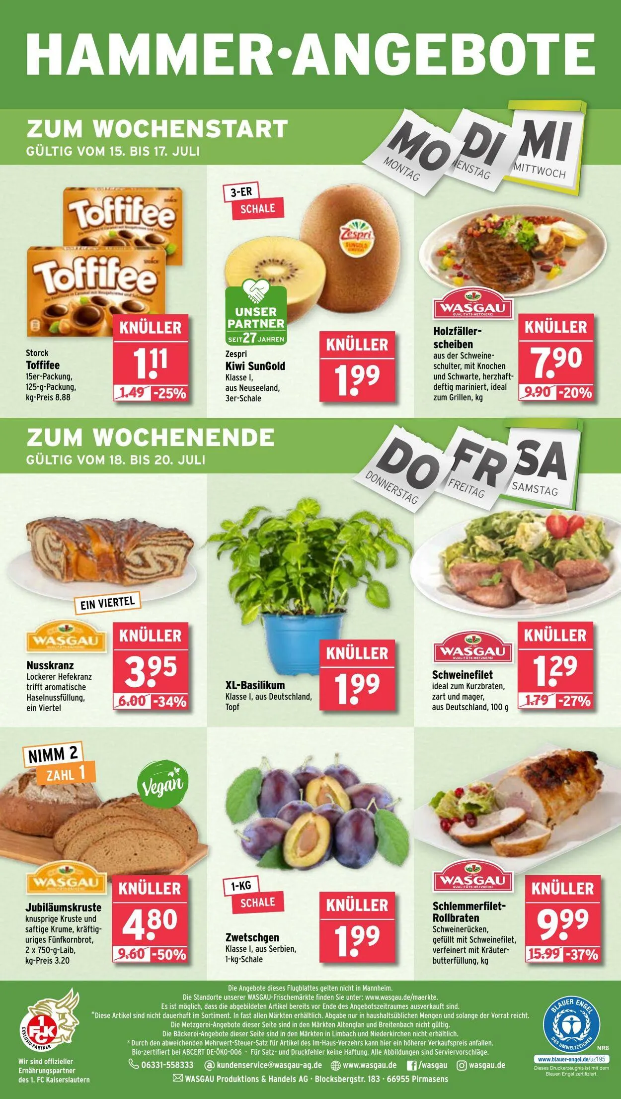 WASGAU Aktueller Prospekt von 10. August bis 24. August 2025 - Prospekt seite 24