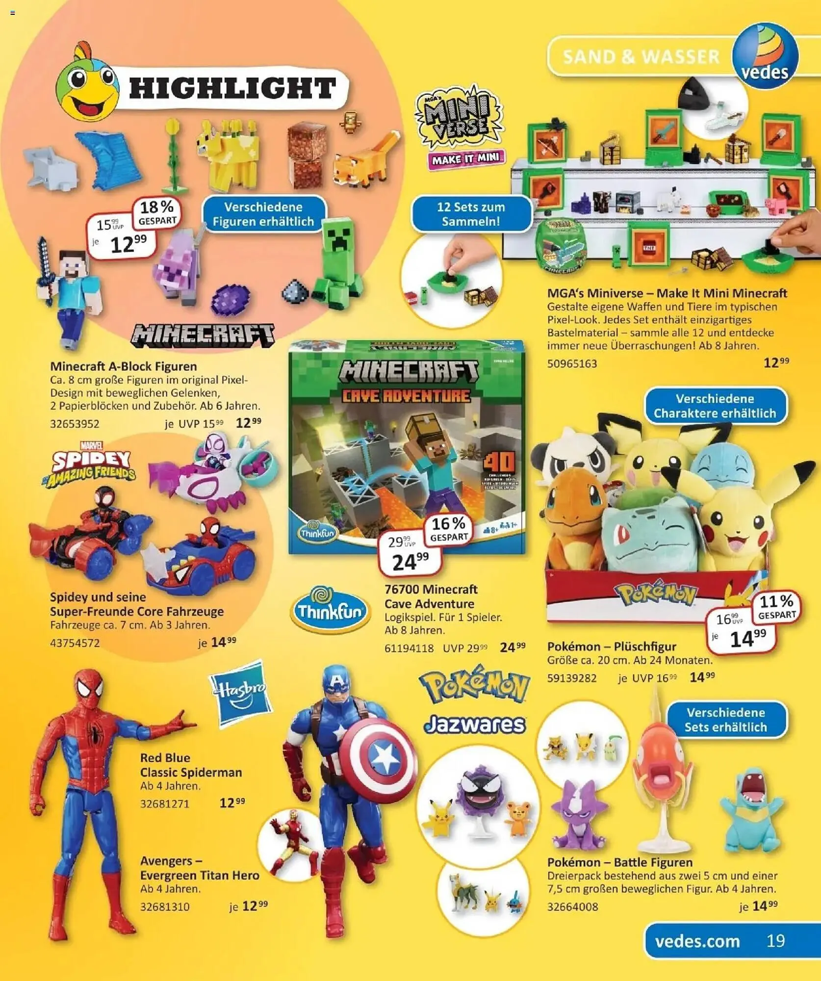 Vedes Prospekt von 20. Februar bis 4. April 2026 - Prospekt seite 21