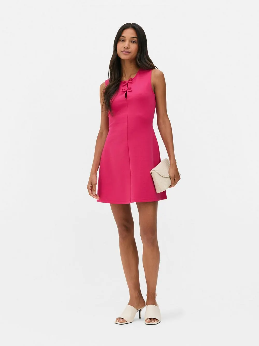 Minikleid mit Schleifen