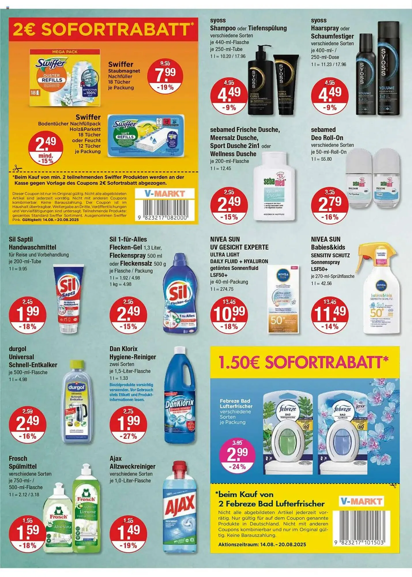 V Markt Prospekt von 14. August bis 20. August 2025 - Prospekt seite 14
