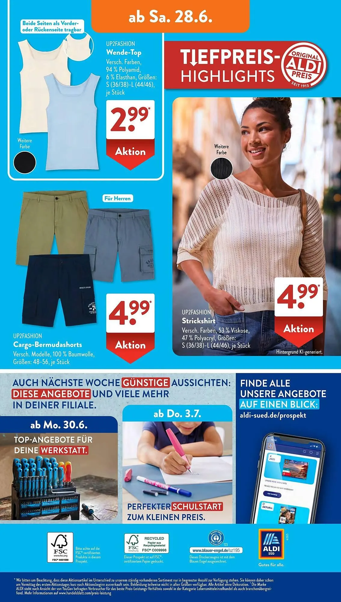 Aldi Süd Prospekt von 23. Juni bis 29. Juni 2025 - Prospekt seite 20