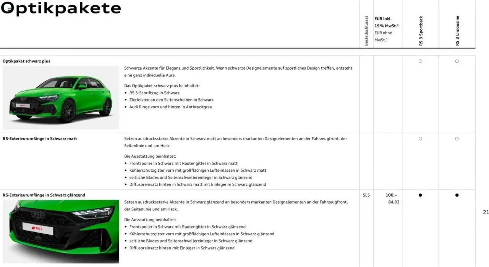Audi Prospekt von 29. Januar bis 9. Januar 2026 - Prospekt seite 21