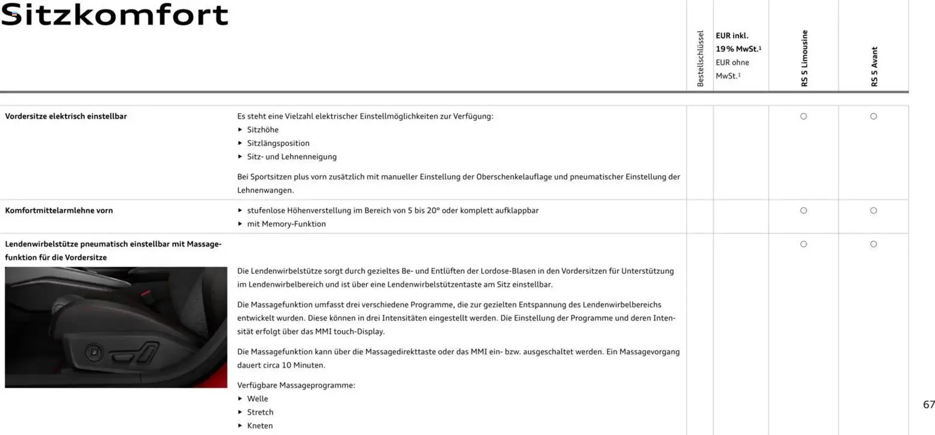 Audi Prospekt von 1. April bis 1. April 2027 - Prospekt seite 67