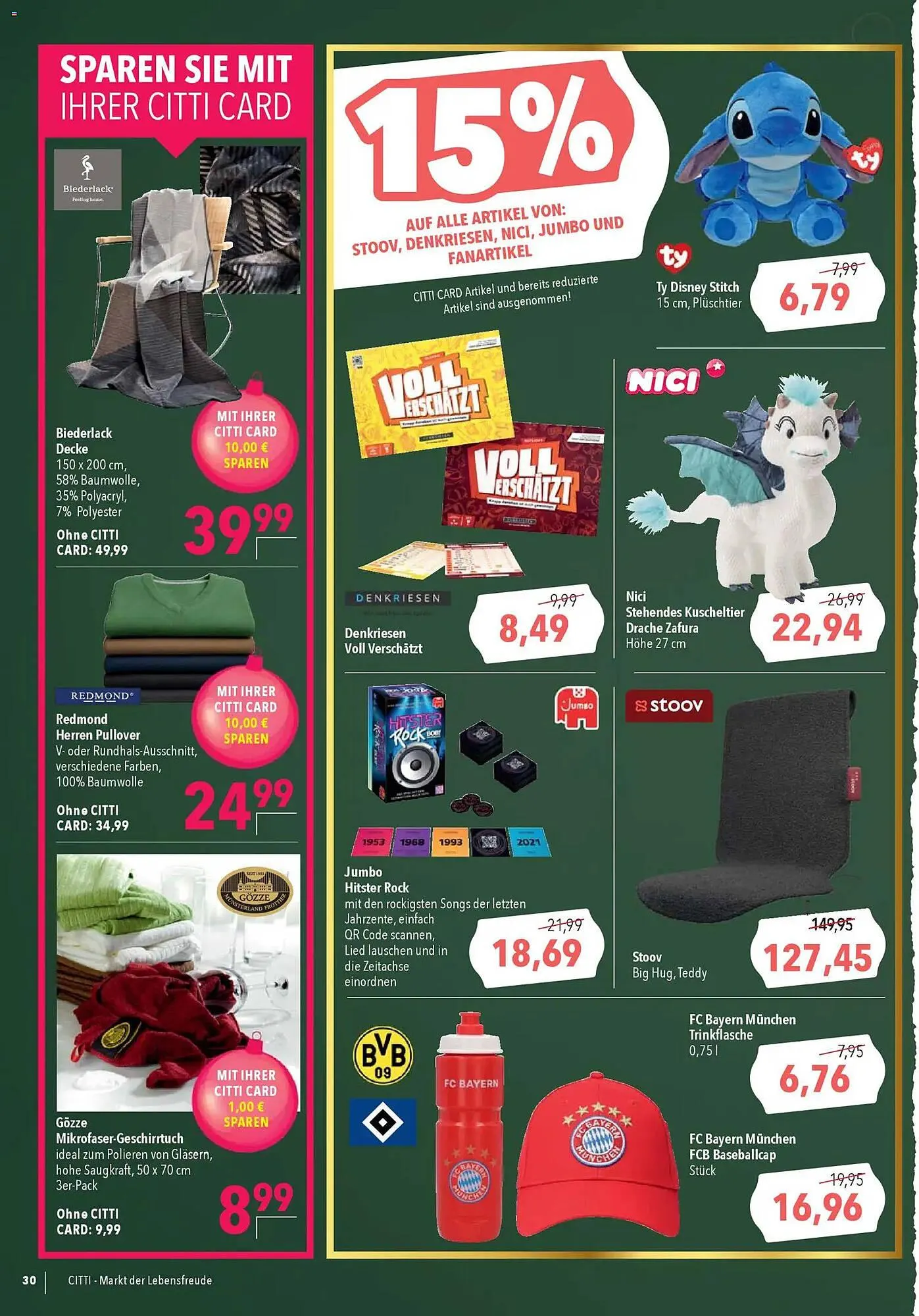 CITTI Markt Prospekt von 17. Dezember bis 24. Dezember 2025 - Prospekt seite 34