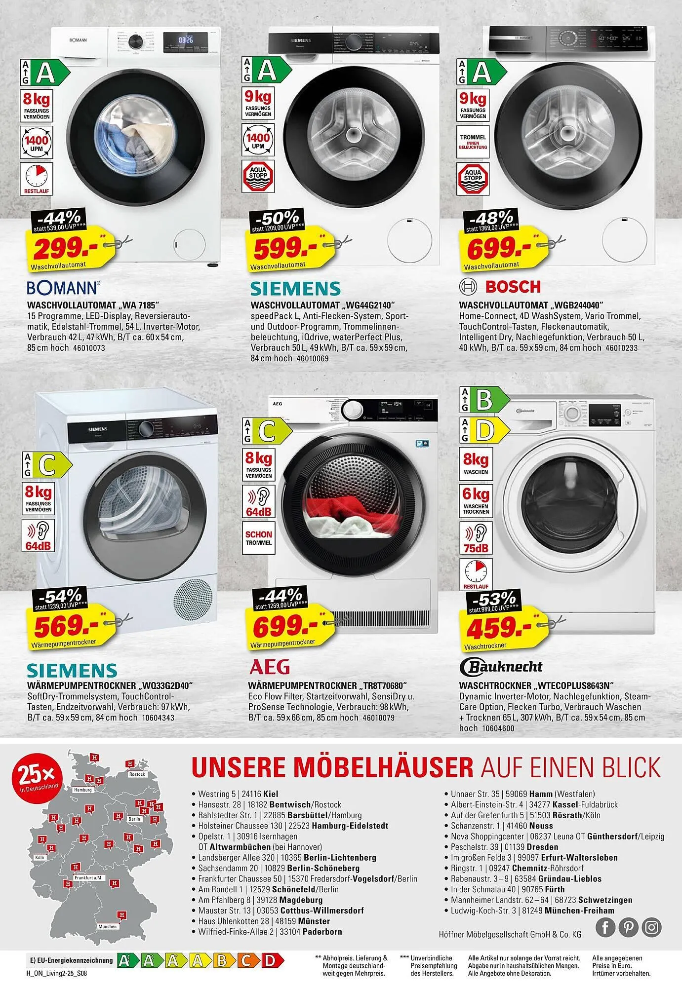 Höffner Prospekt von 30. Juli bis 26. August 2025 - Prospekt seite 8