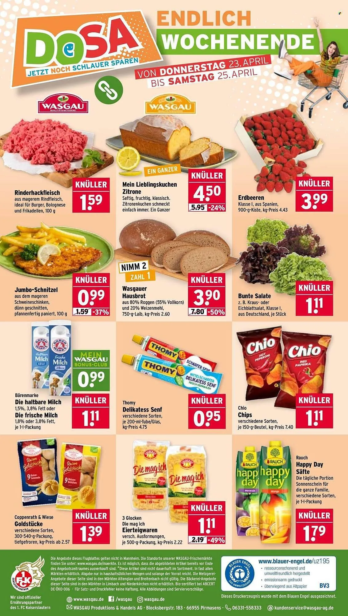 Wasgau Prospekt von 20. April bis 25. April 2026 - Prospekt seite 26