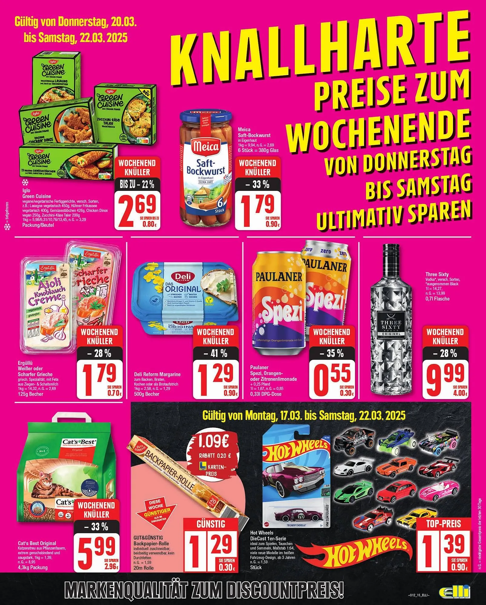 Elli Markt Prospekt von 17. März bis 22. März 2025 - Prospekt seite 15