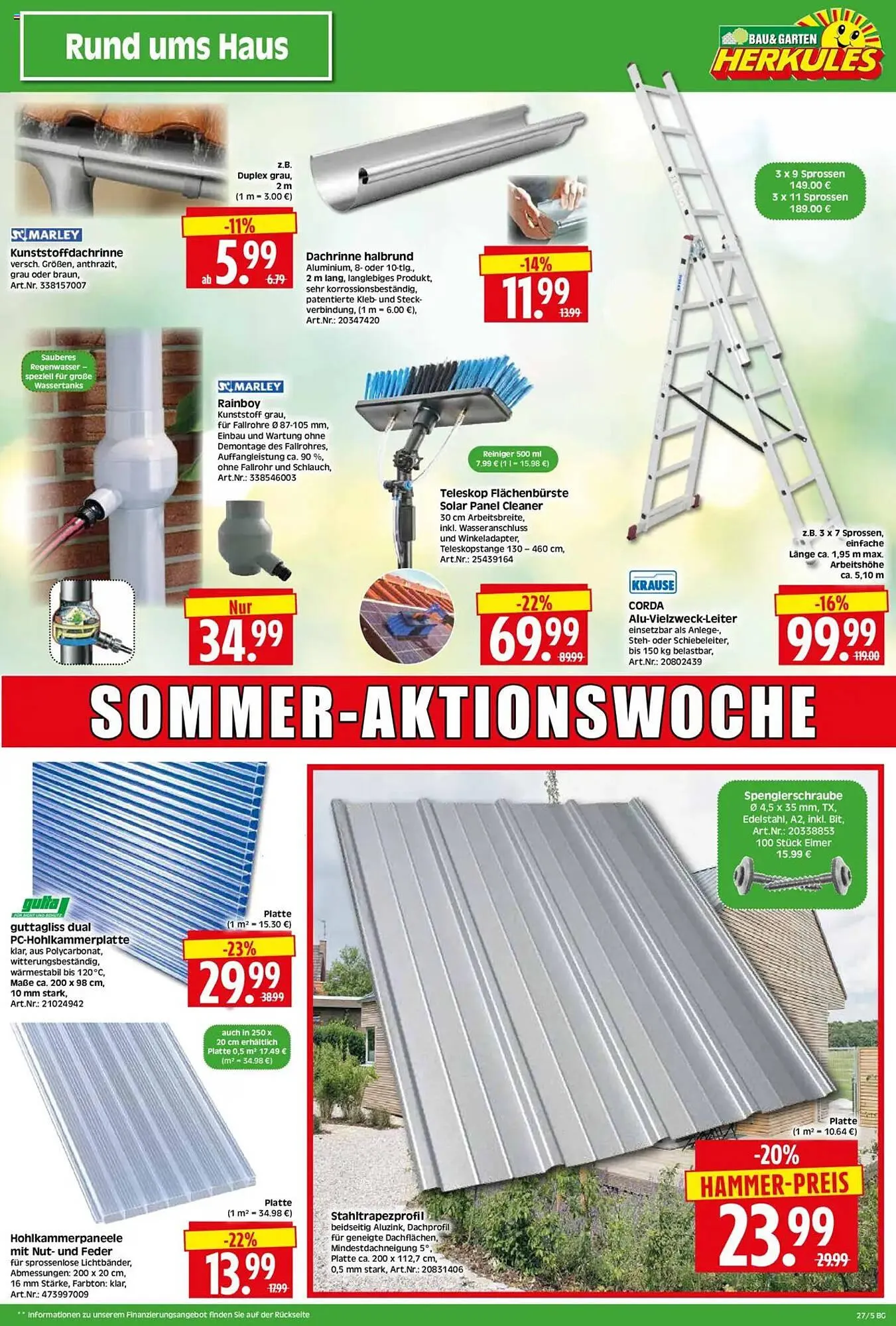 Herkules Baumarkt Prospekt von 30. Juni bis 5. Juli 2025 - Prospekt seite 5
