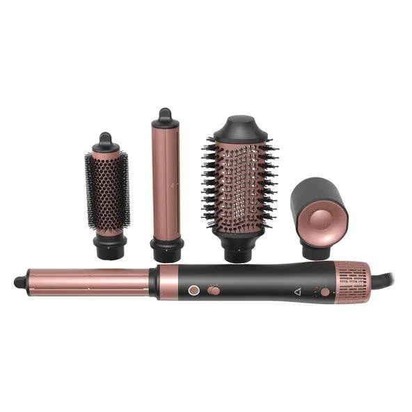 5 in 1 Haarstyler, grau/rosé