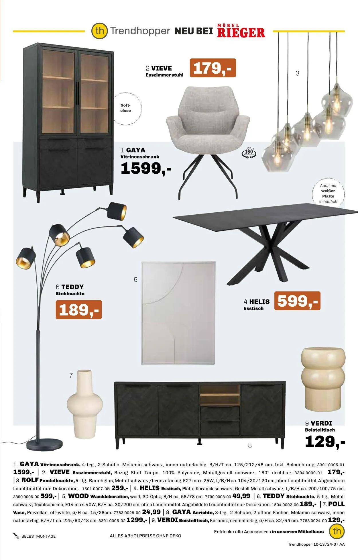 Möbel Rieger Aktueller Prospekt von 13. August bis 27. August 2025 - Prospekt seite 7