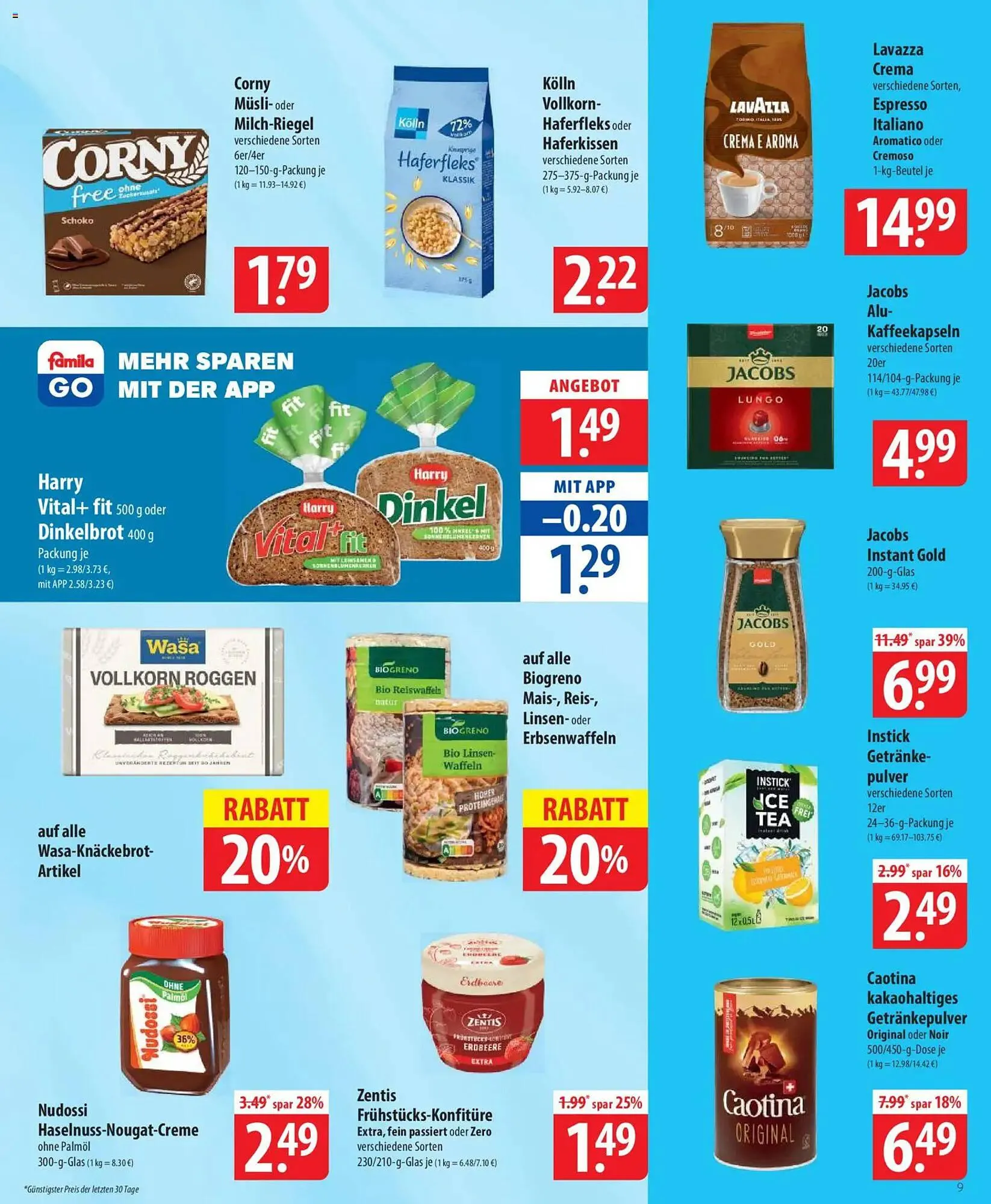 Famila Nord Ost Prospekt von 7. April bis 11. April 2026 - Prospekt seite 9