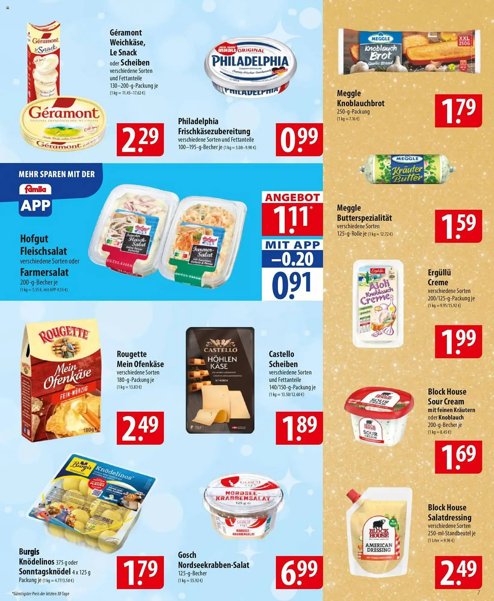 Famila Nord Ost Prospekt von 15. Dezember bis 20. Dezember 2025 - Prospekt seite 7