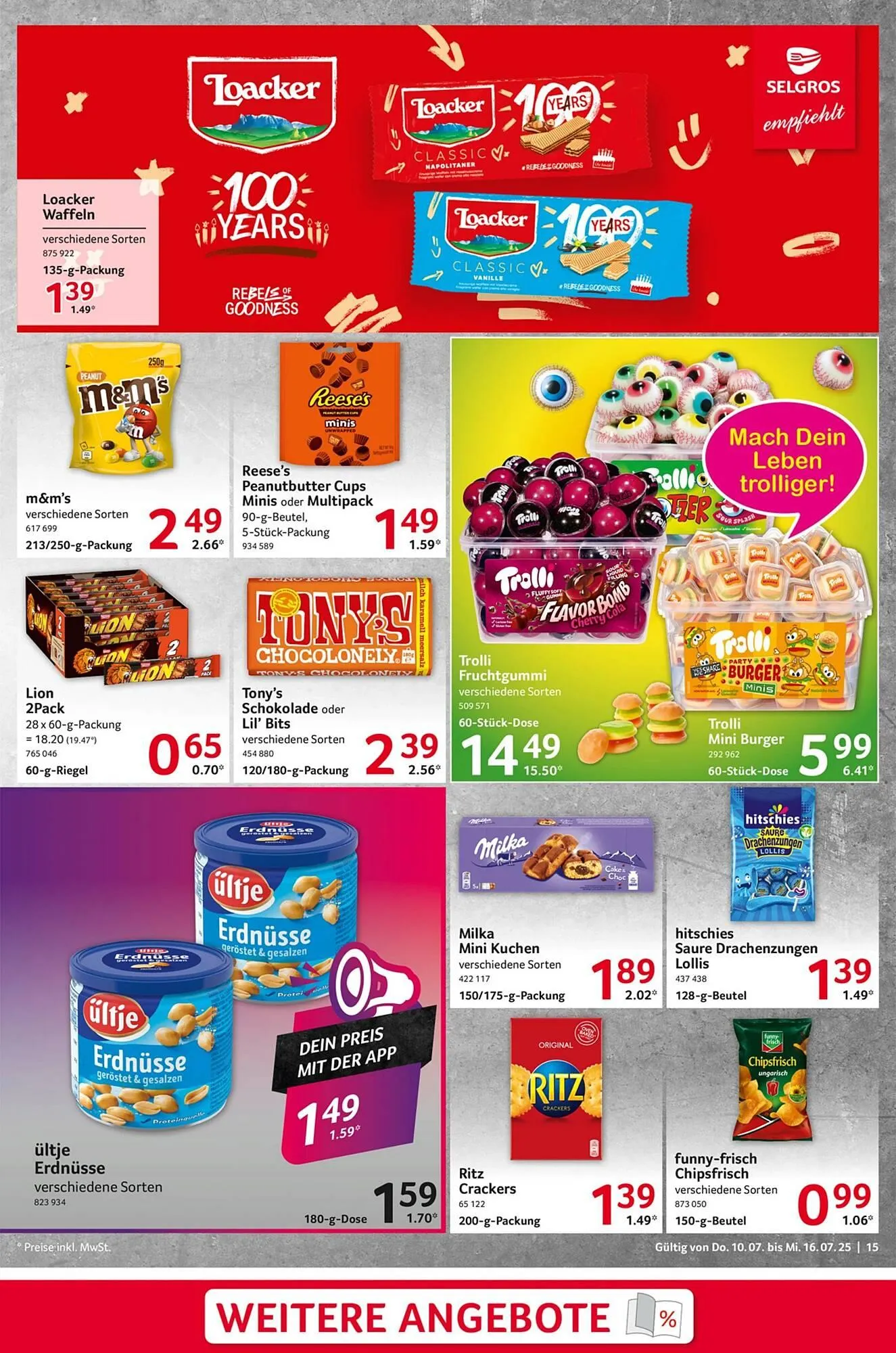 Selgros Prospekt von 10. Juli bis 17. Juli 2025 - Prospekt seite 15