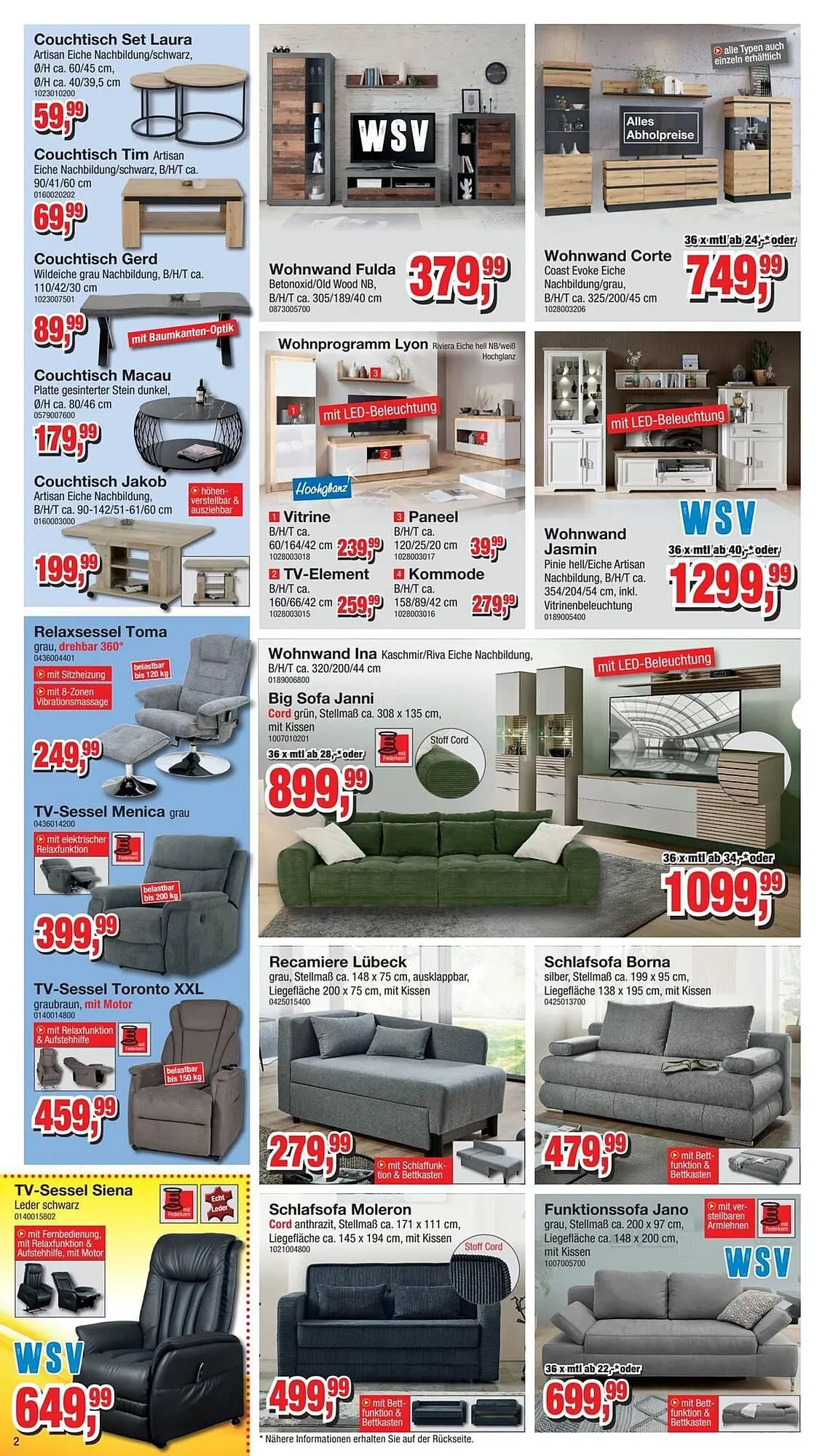 Möbelfundgrube Prospekt von 29. Januar bis 11. Februar 2026 - Prospekt seite 2