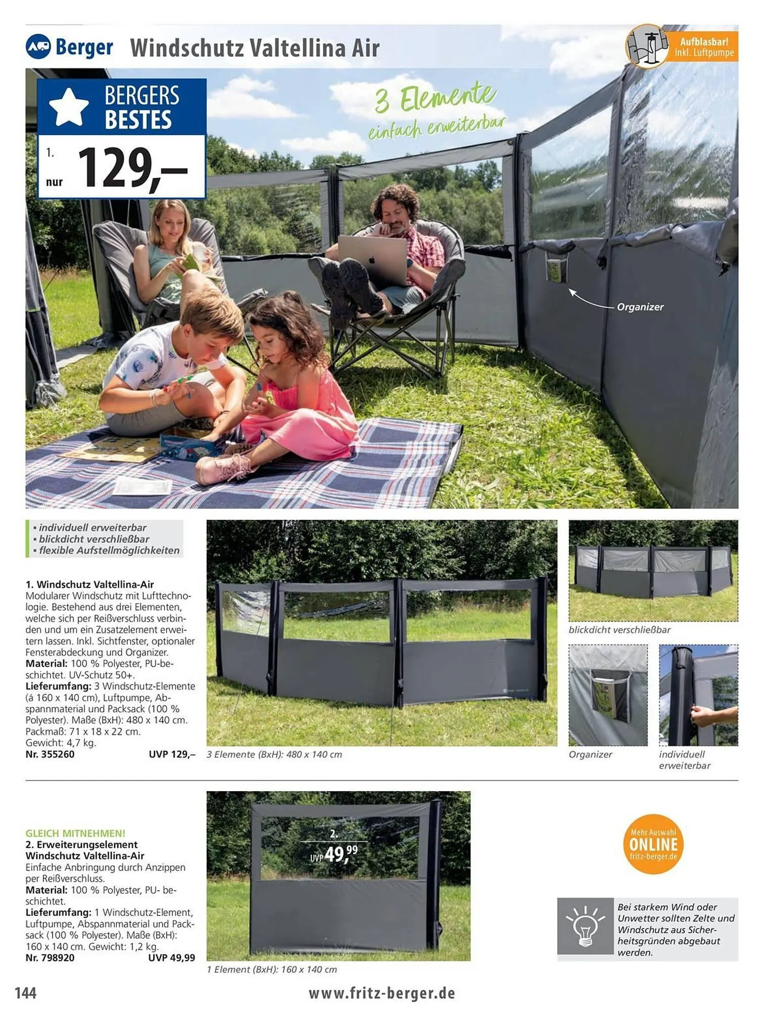 Fritz Berger Prospekt von 27. Mai bis 31. Dezember 2025 - Prospekt seite 144