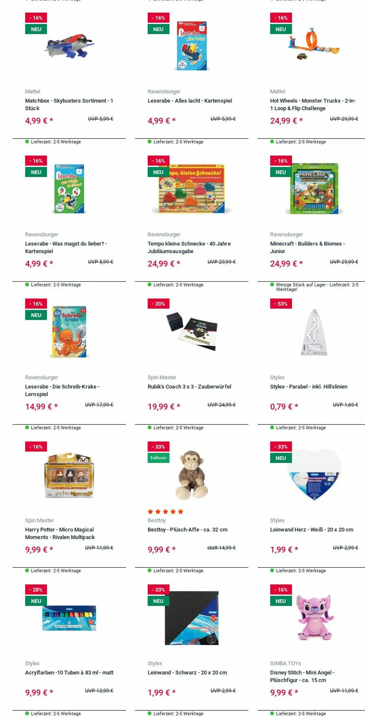 ROFU Kinderland Aktueller Prospekt von 3. Februar bis 12. Februar 2025 - Prospekt seite 30