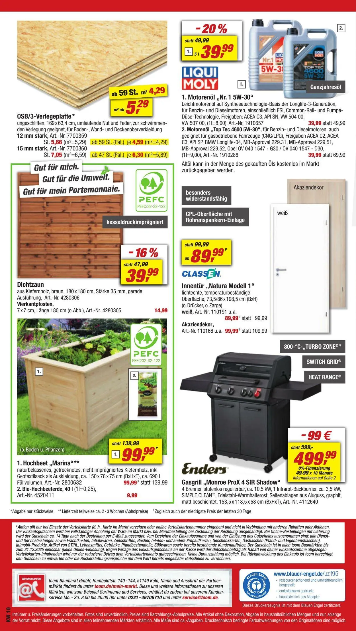 toom Baumarkt Aktueller Prospekt von 17. März bis 31. März 2025 - Prospekt seite 14