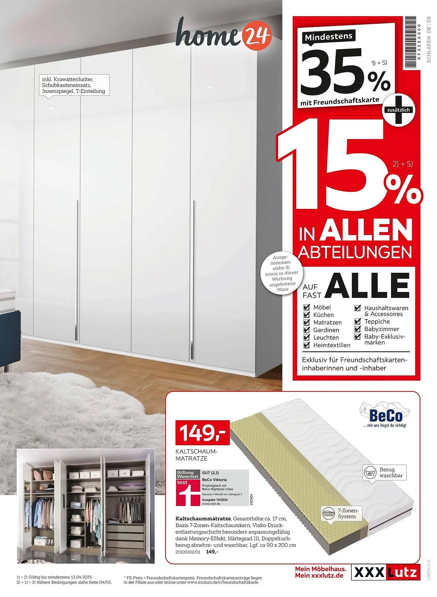 XXXLutz Prospekt von 31. März bis 13. April 2025 - Prospekt seite 9