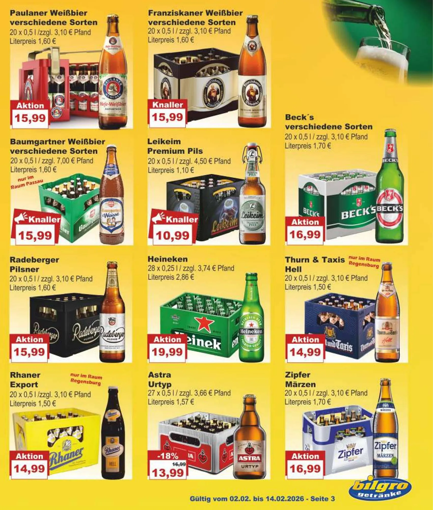 Bilgro Prospekt von 2. Februar bis 14. Februar 2026 - Prospekt seite 3