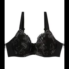 BH mit Stickereien Janina Plus, verstellbare Träger
