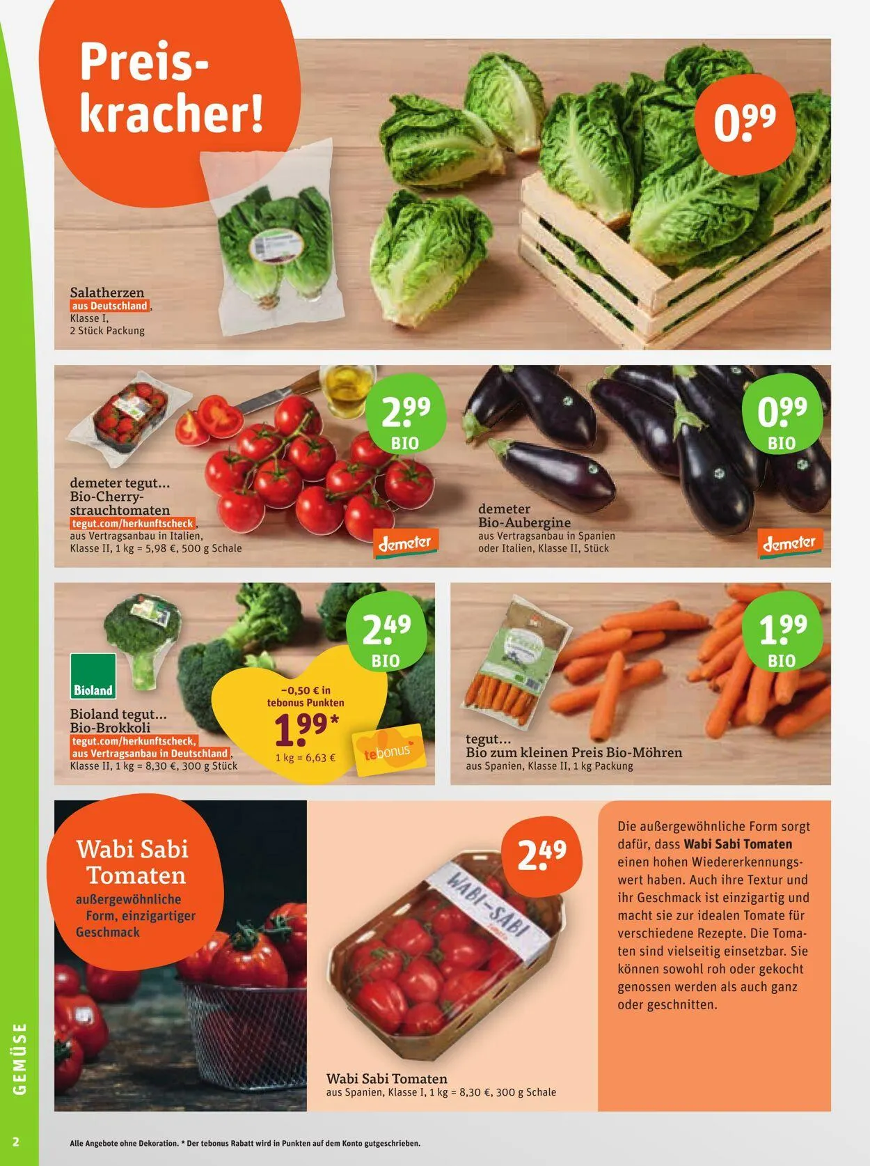 Tegut Aktueller Prospekt von 19. Mai bis 25. Mai 2025 - Prospekt seite 4