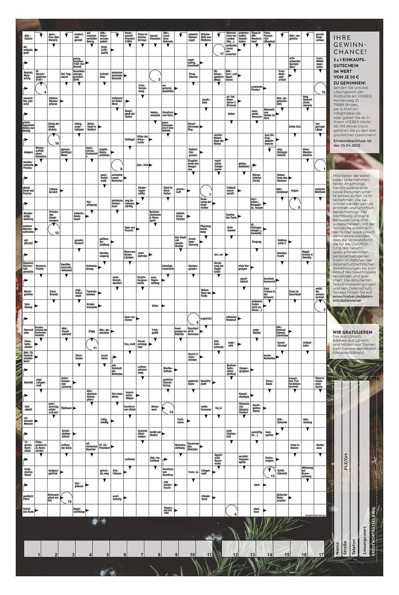 Hieber's Frische Center Prospekt von 23. März bis 29. März 2025 - Prospekt seite 15