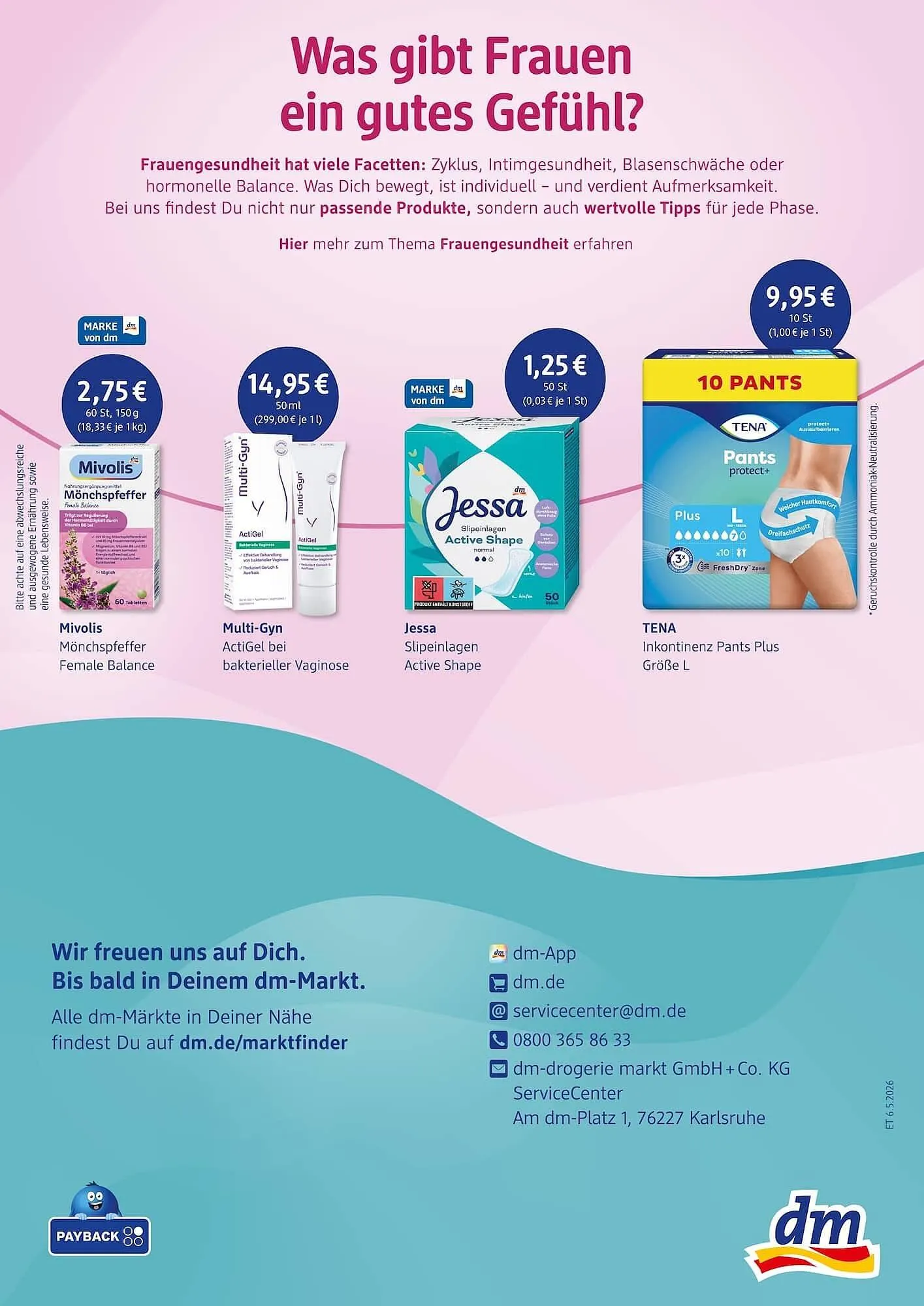 Dm drogerie Prospekt von 6. Mai bis 30. Mai 2026 - Prospekt seite 6