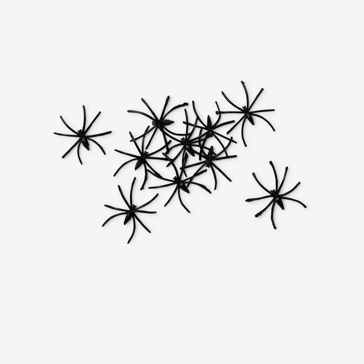 Small decorative spiders - 20 pcs