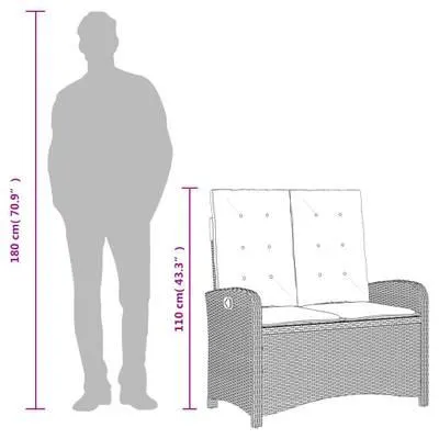 Verstellbare Gartenbank 3033887