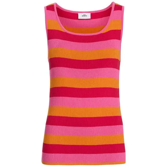 Damen Strick-Top mit Streifen