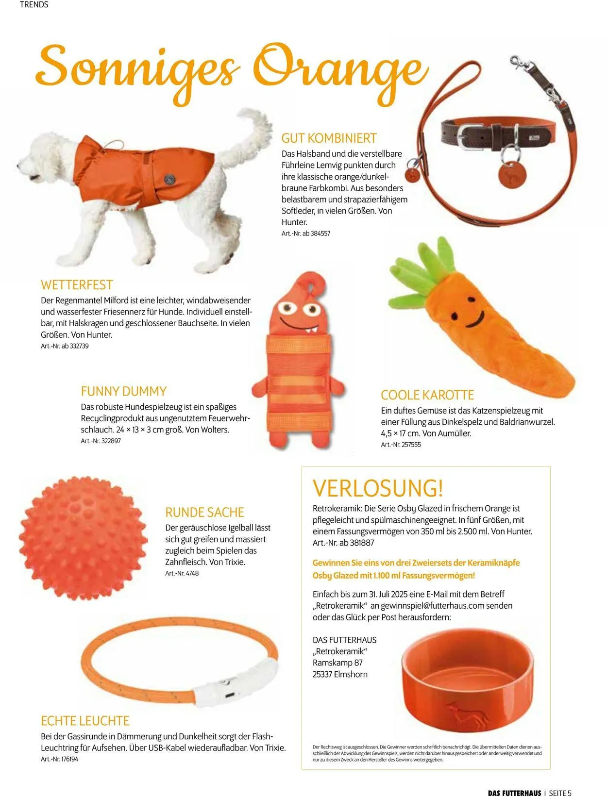 Futterhaus Aktueller Prospekt von 1. Juni bis 30. Juni 2025 - Prospekt seite 5