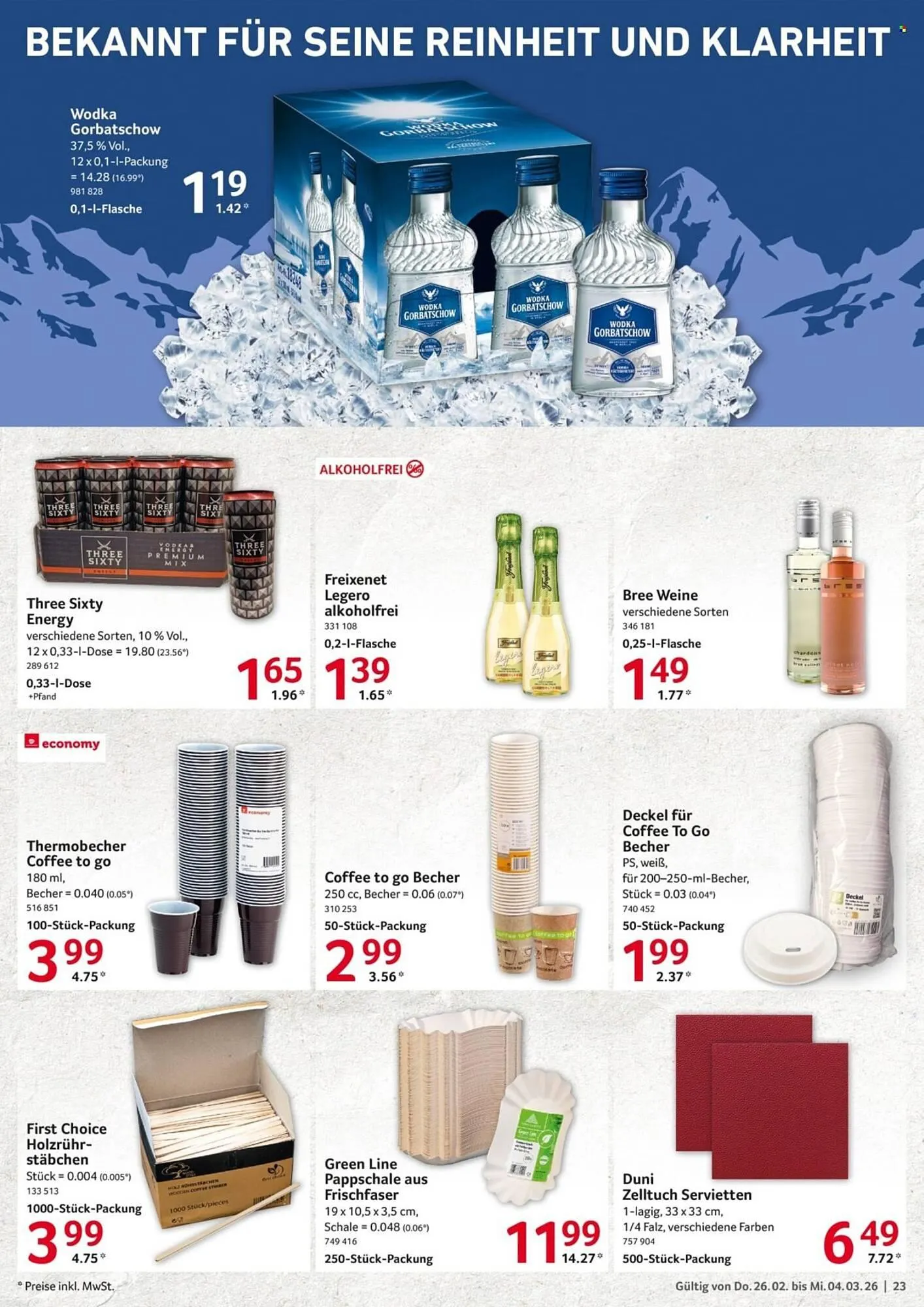 Selgros Prospekt von 26. Februar bis 4. März 2026 - Prospekt seite 23