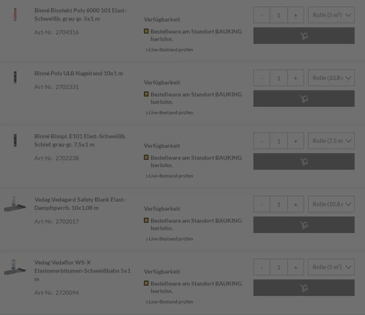 Bauking von 21. Juli bis 30. Juli 2025 - Prospekt seite 16