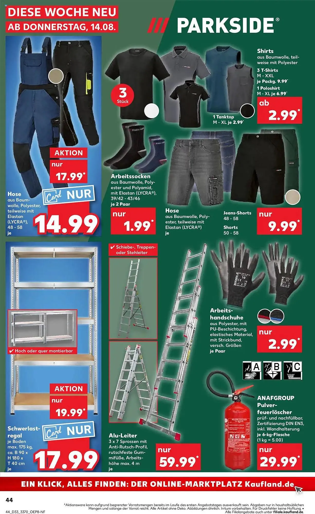 Kaufland Prospekt von 14. August bis 20. August 2025 - Prospekt seite 44