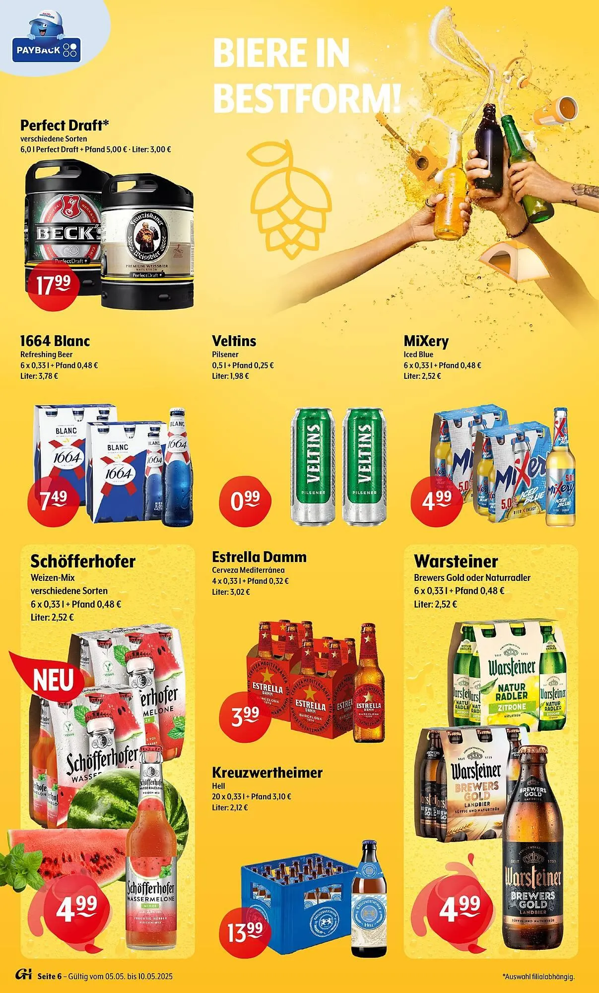 Trink und Spare Prospekt von 7. Mai bis 10. Mai 2025 - Prospekt seite 6