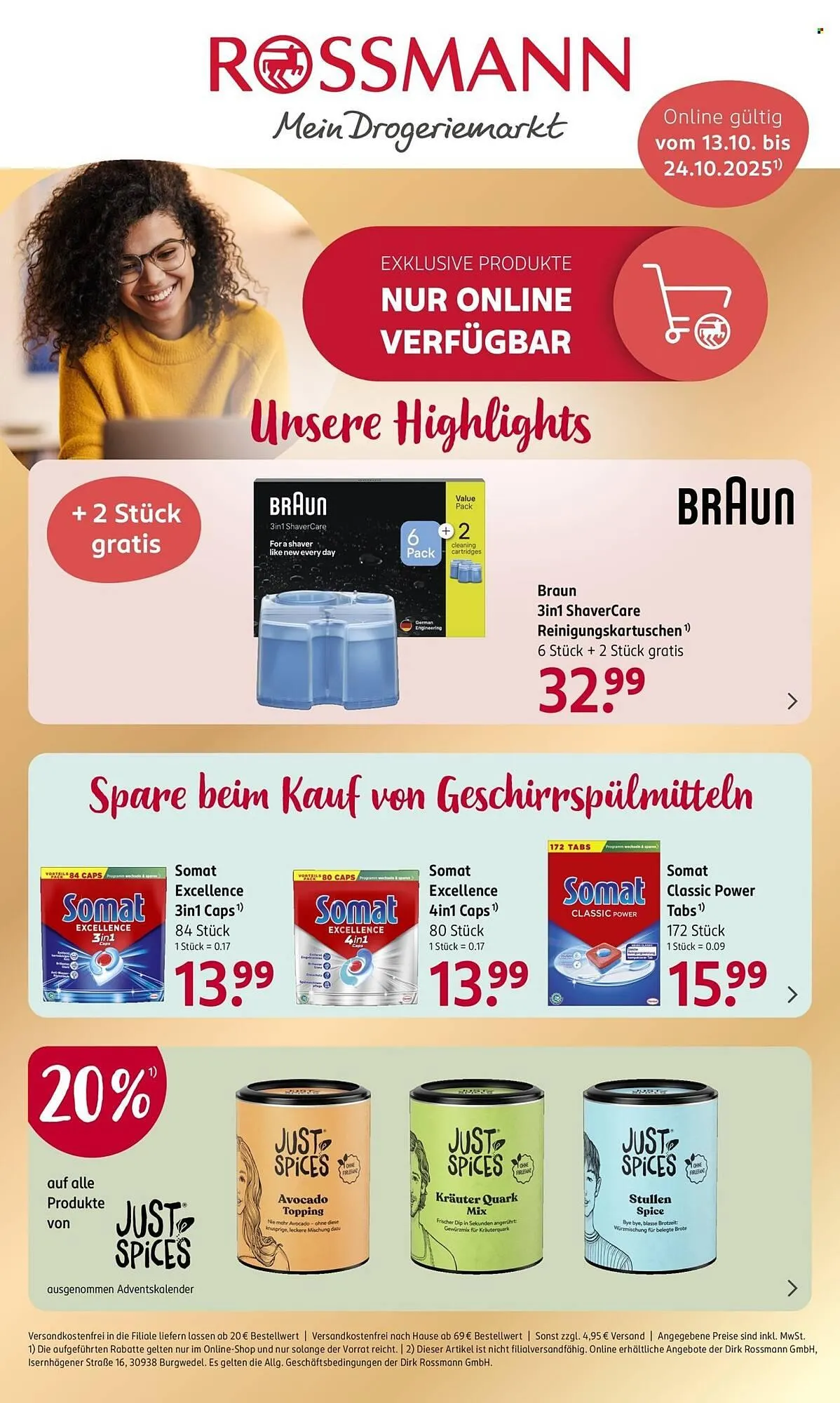 Rossmann Prospekt von 13. Oktober bis 24. Oktober 2025 - Prospekt seite 1