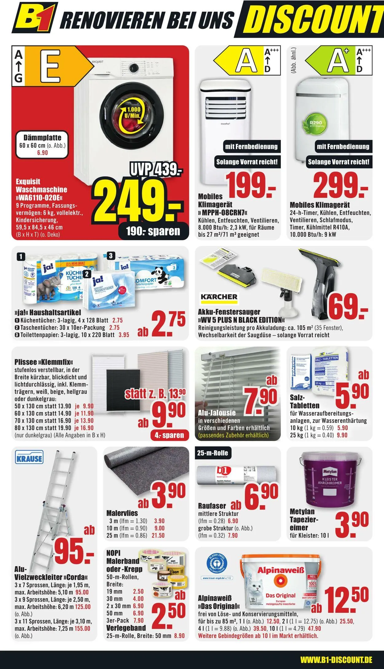 B1 Discount Baumarkt von 12. Juli bis 18. Juli 2025 - Prospekt seite 6
