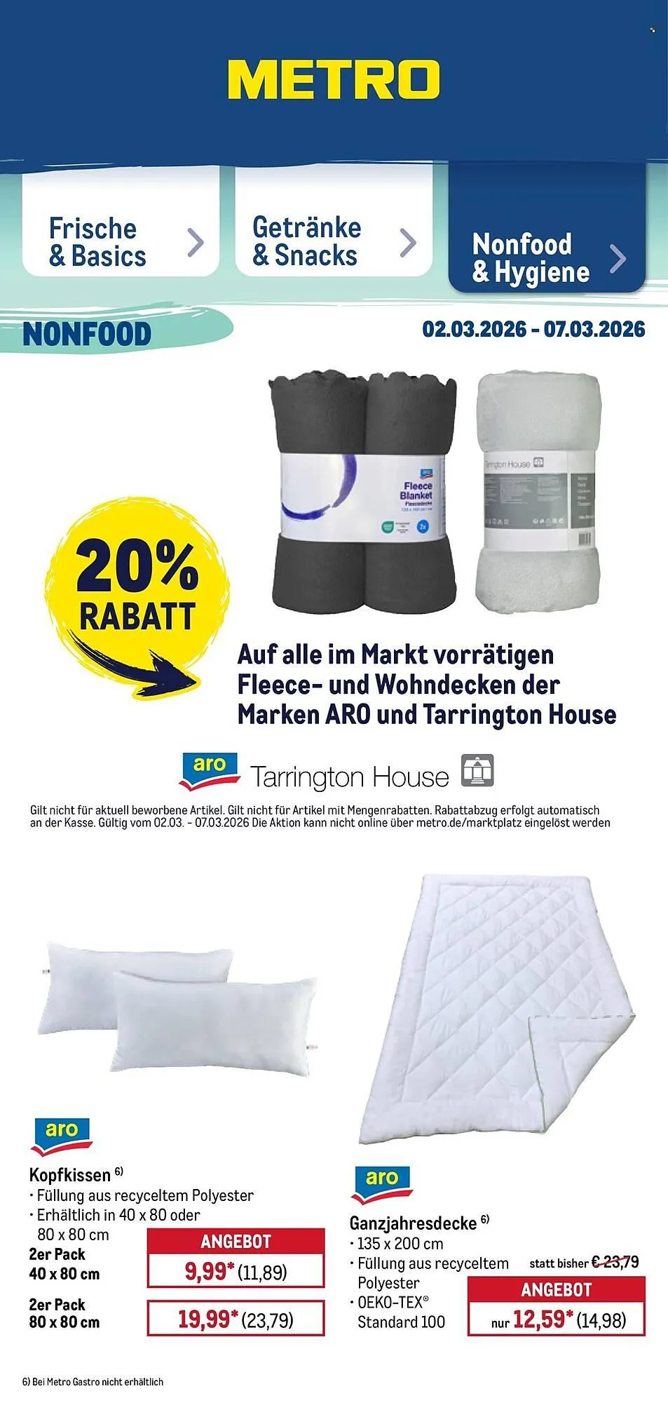 METRO Prospekt von 2. März bis 7. März 2026 - Prospekt seite 47