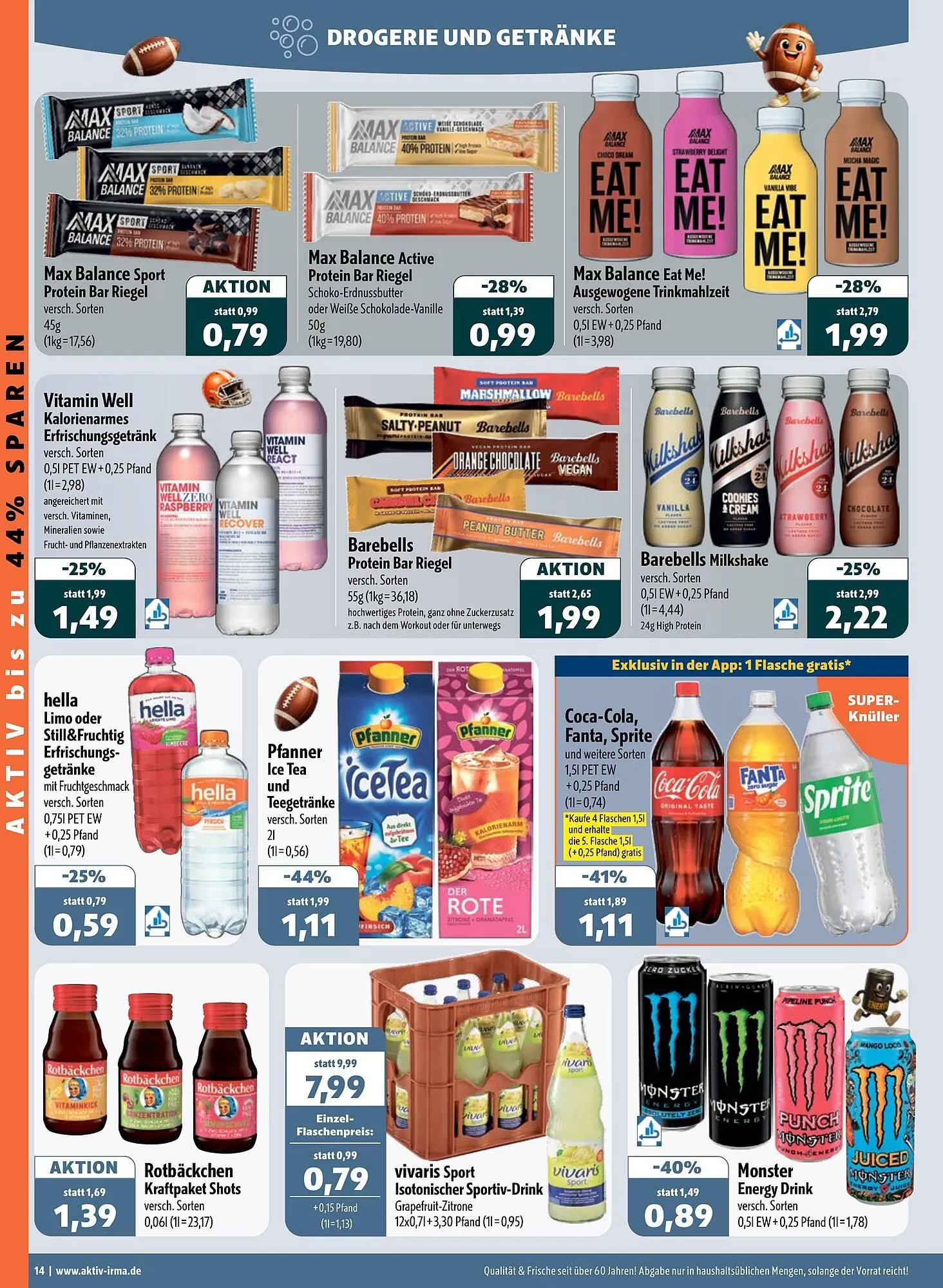 Aktiv Irma Prospekt von 2. Februar bis 7. Februar 2026 - Prospekt seite 14