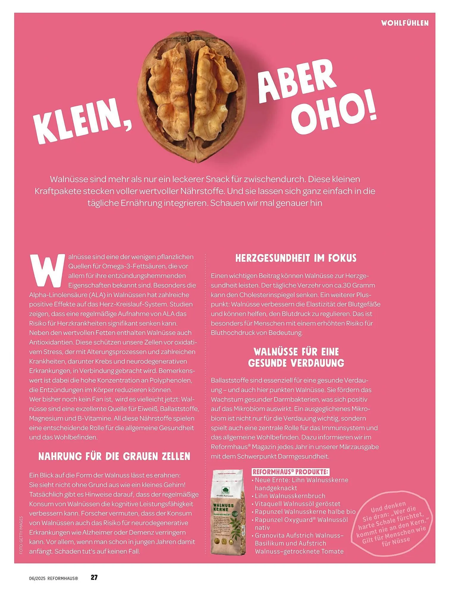 Reformhaus Prospekt von 1. Juni bis 30. Juni 2025 - Prospekt seite 27