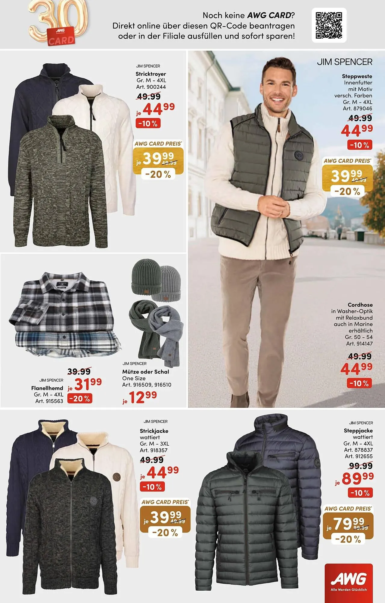 AWG Mode Prospekt von 25. Oktober bis 9. November 2025 - Prospekt seite 9