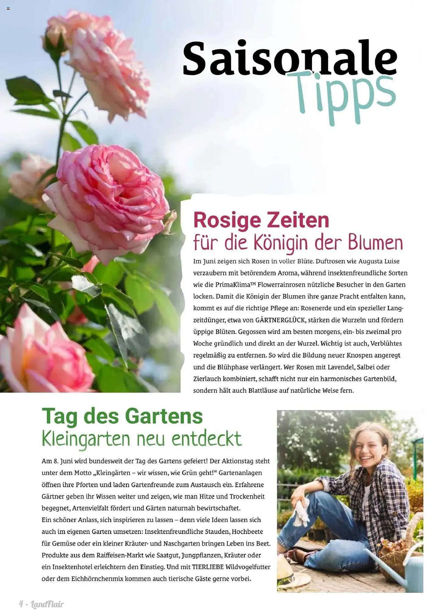 Raiffeisen Markt Prospekt von 6. Juni bis 31. Juli 2025 - Prospekt seite 4