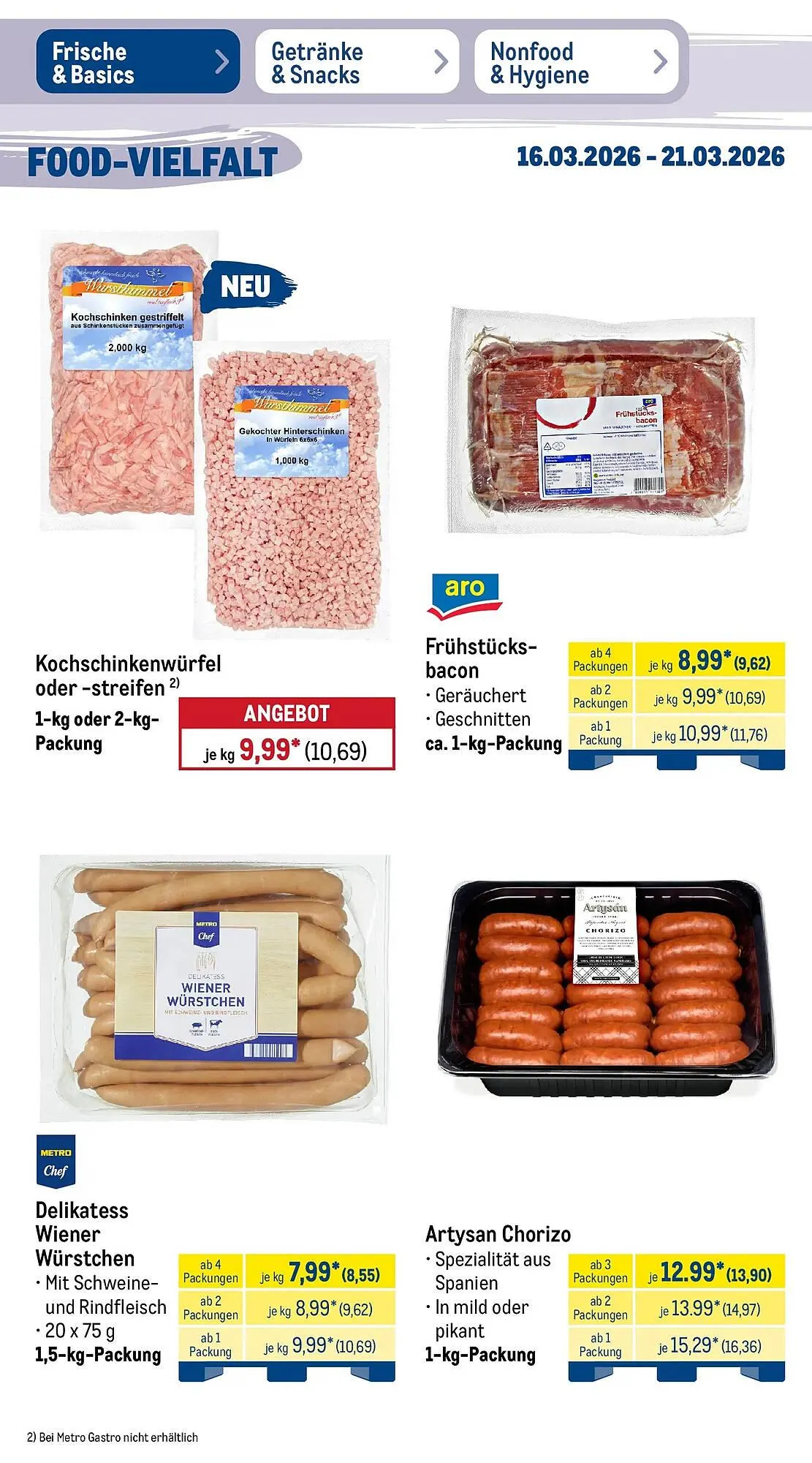 METRO Prospekt von 15. März bis 21. März 2026 - Prospekt seite 15