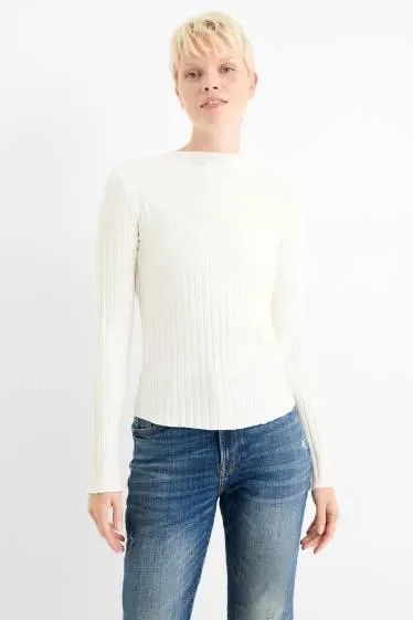 Long sleeve top - ribbed