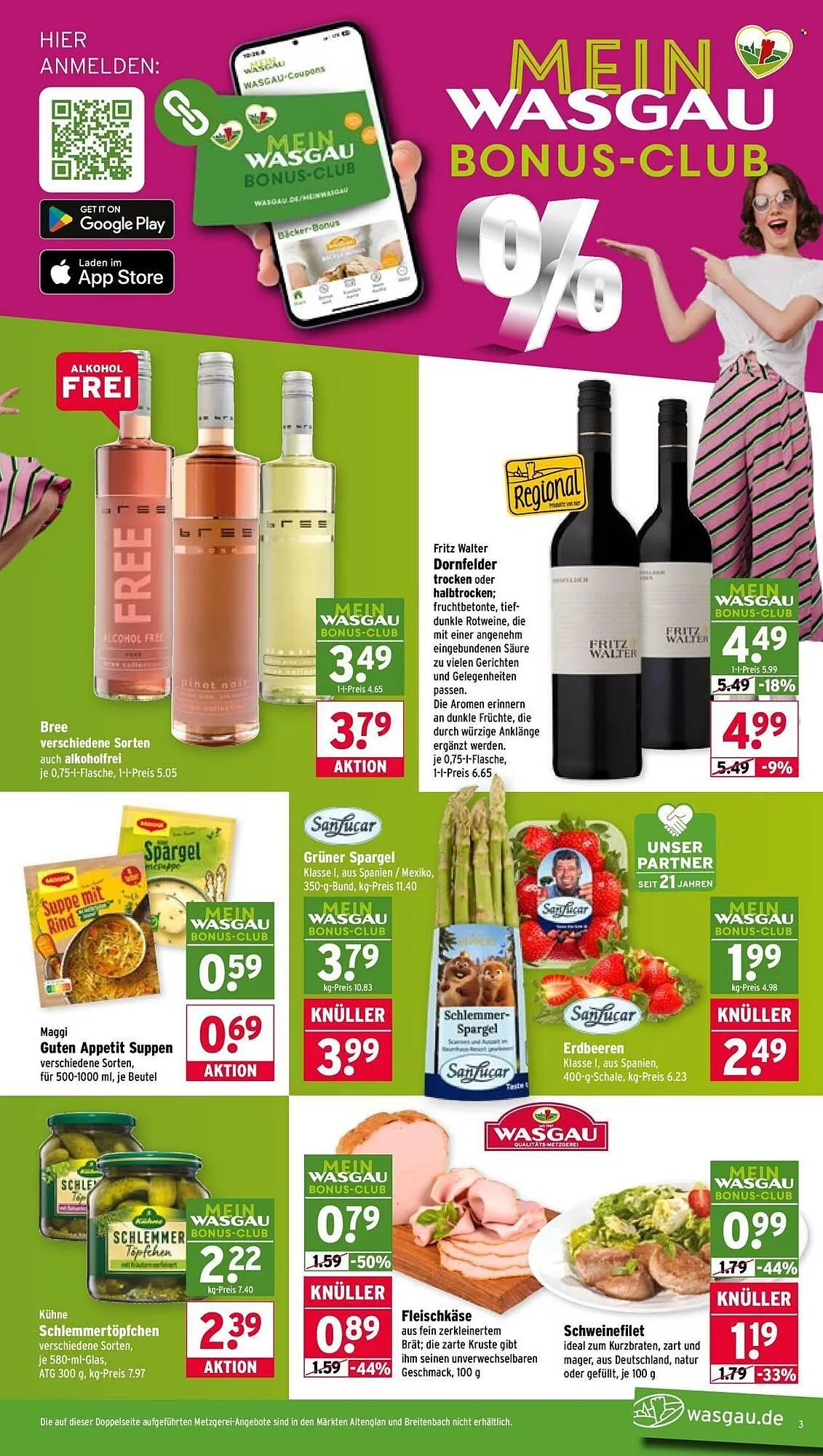 Wasgau Prospekt von 20. April bis 25. April 2026 - Prospekt seite 3