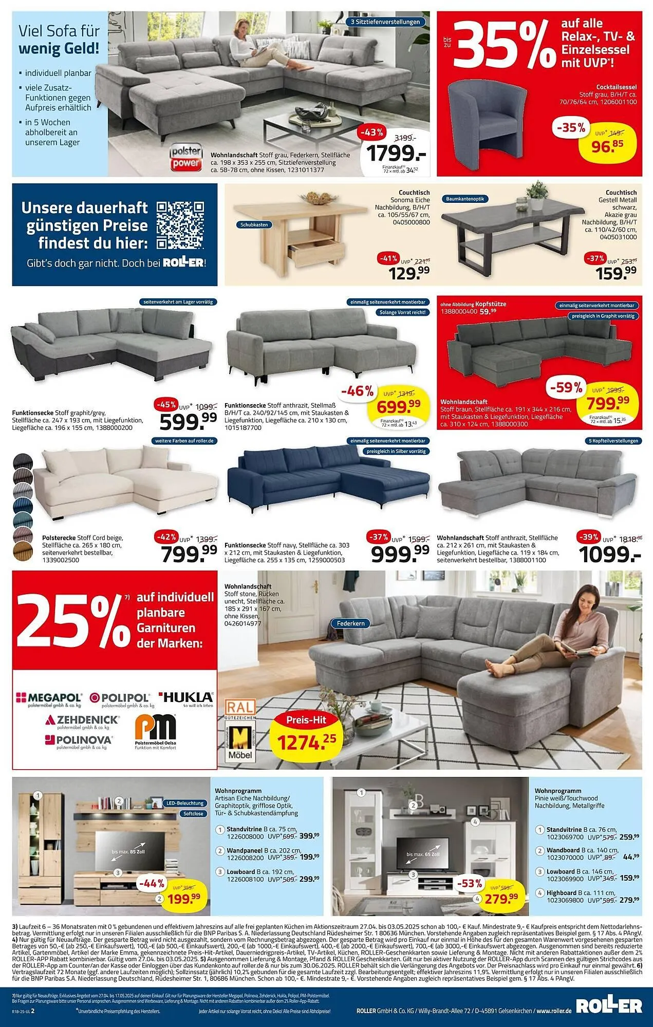 ROLLER Prospekt von 27. April bis 3. Mai 2025 - Prospekt seite 2