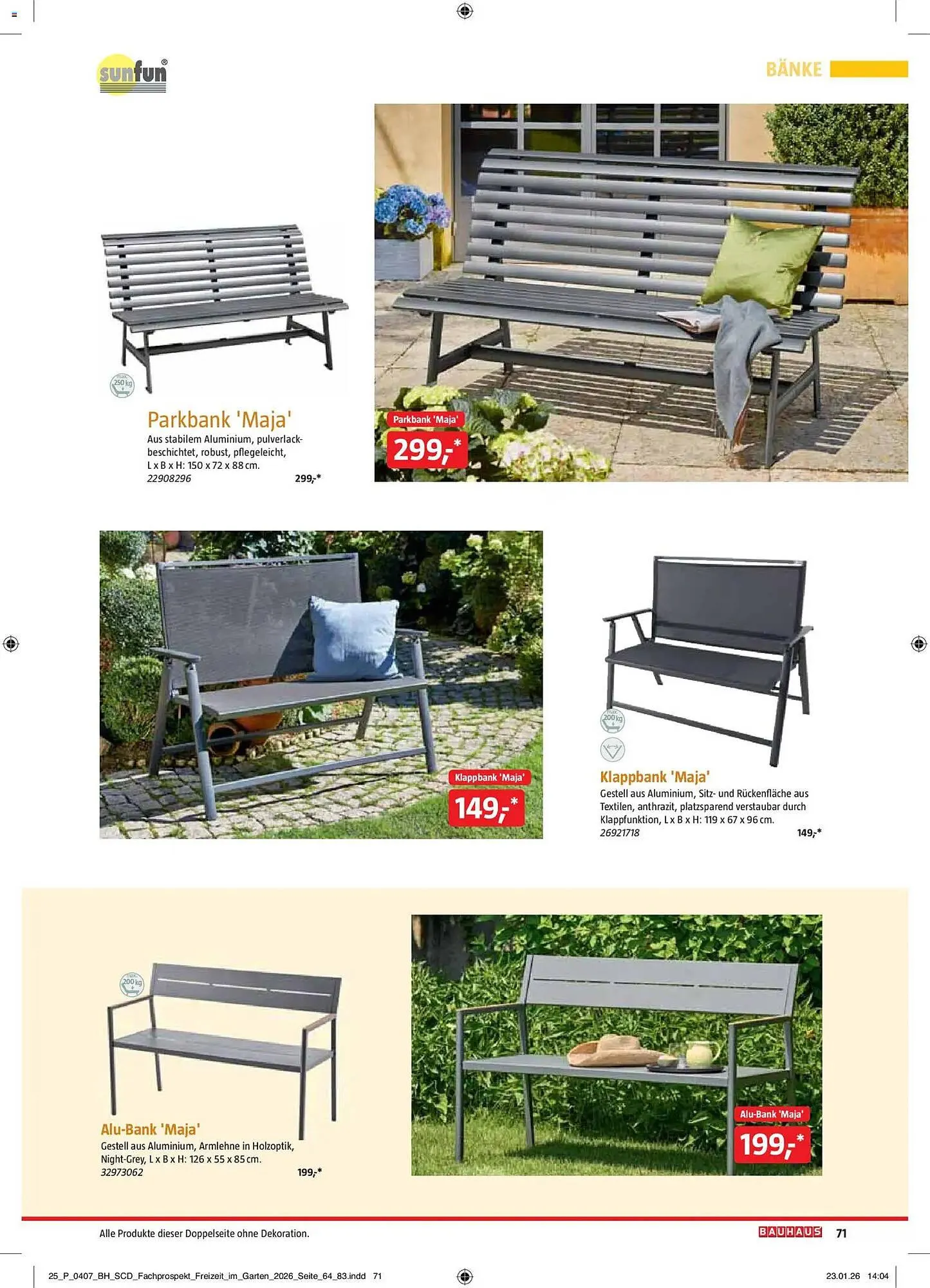 Bauhaus Prospekt von 2. März bis 30. Juni 2026 - Prospekt seite 71