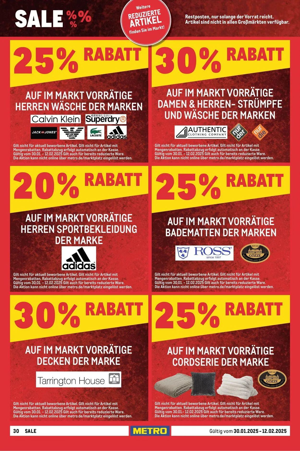 Metro Aktueller Prospekt von 16. Juli bis 30. Juli 2025 - Prospekt seite 30