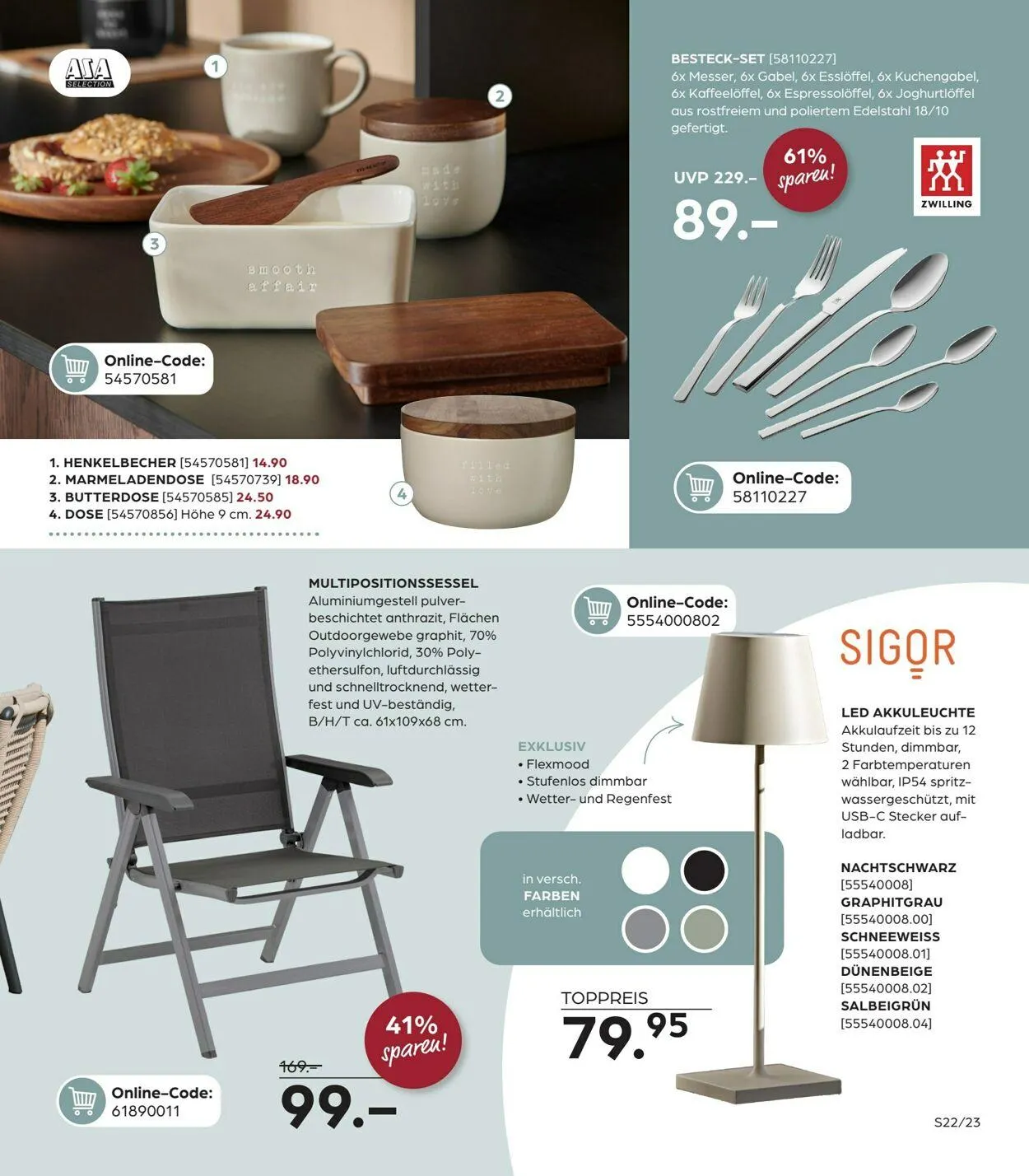 SB Möbel Boss Aktueller Prospekt von 9. April bis 23. April 2025 - Prospekt seite 23