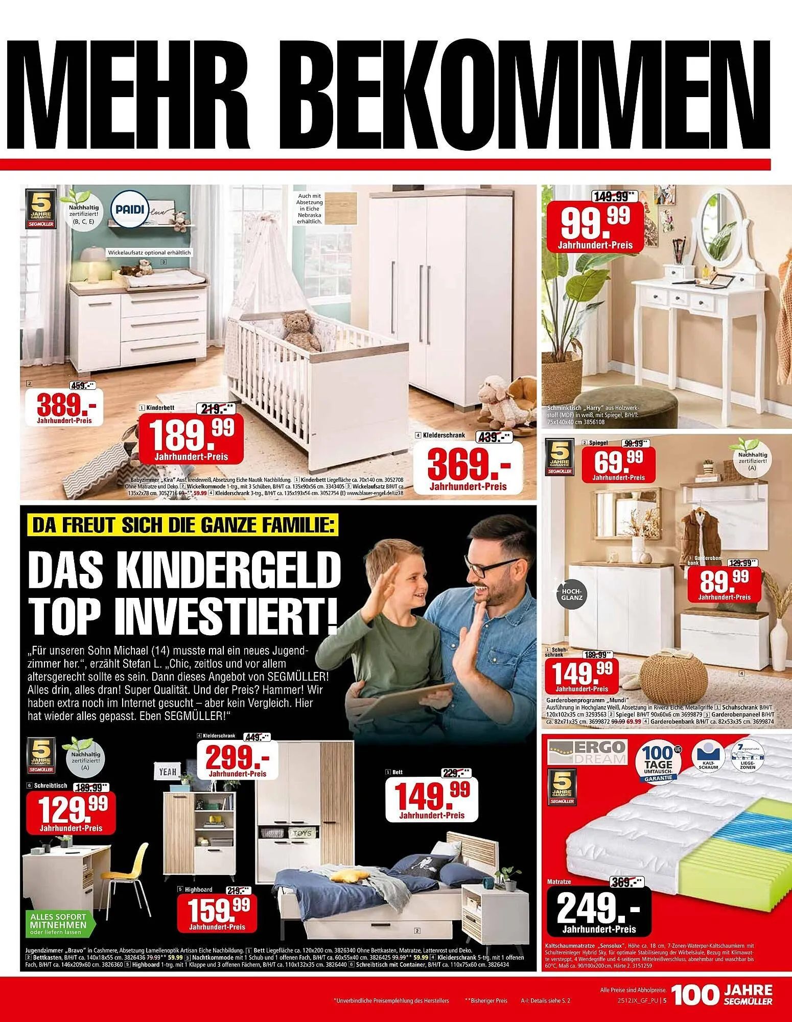 Segmüller Prospekt von 29. November bis 20. Dezember 2025 - Prospekt seite 5